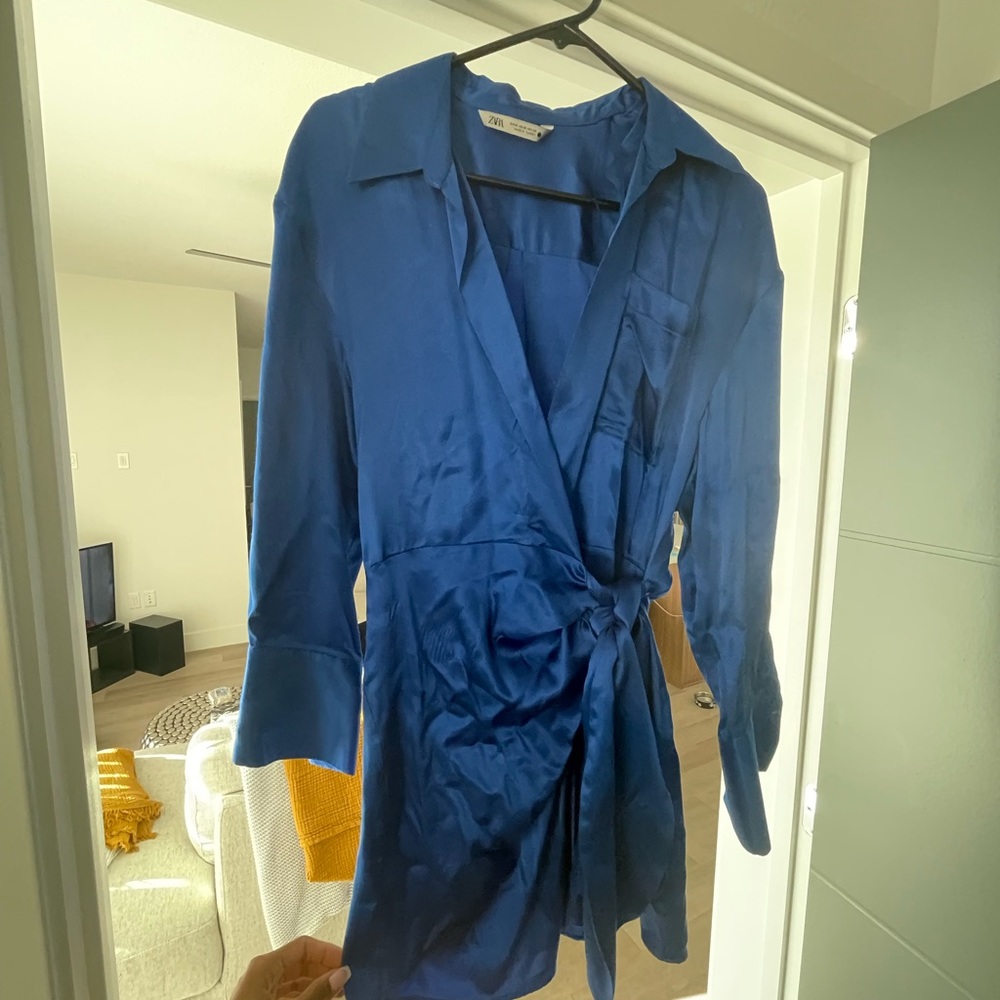 Royal blue Zara dress